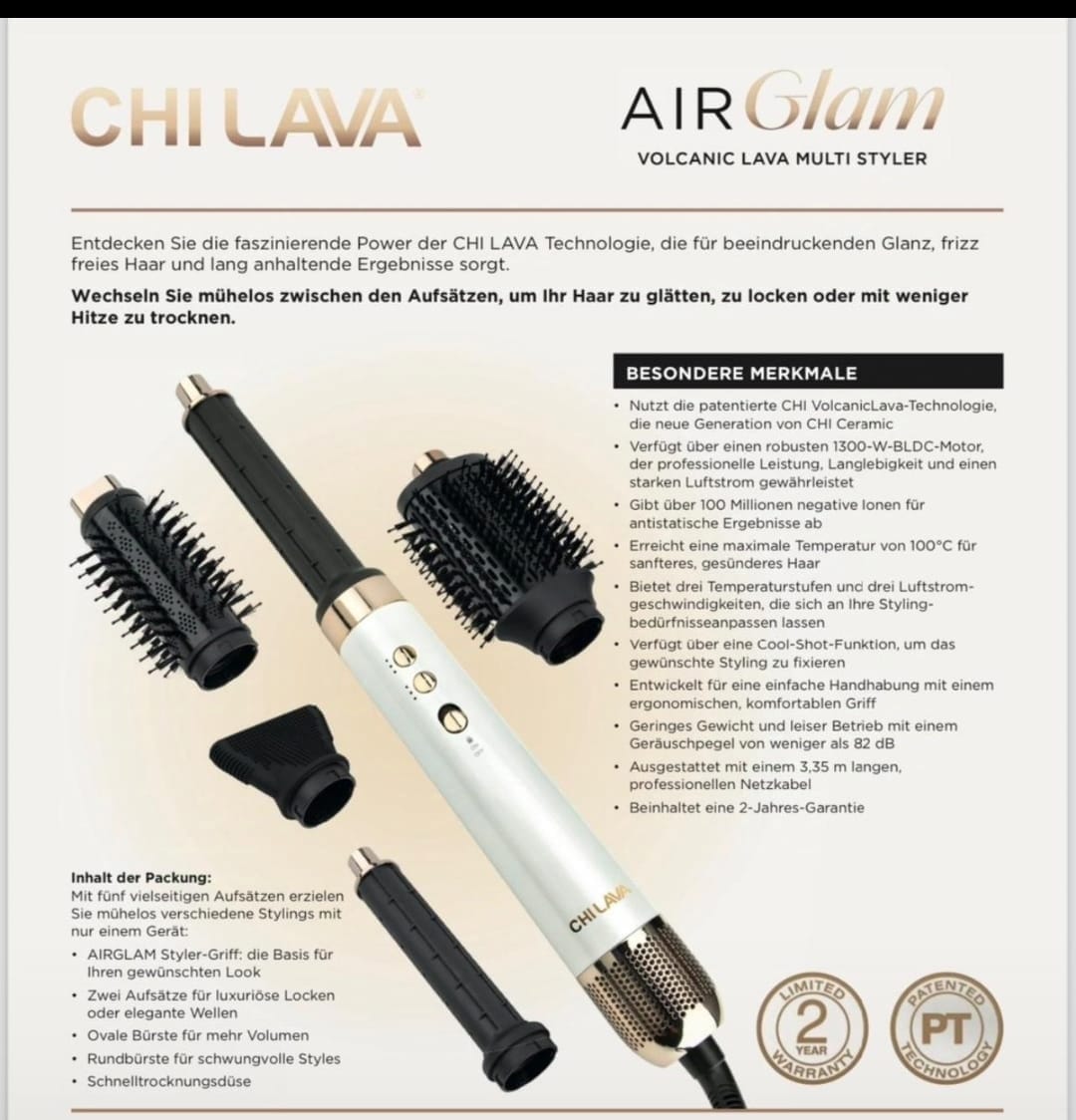 chi lava air glam