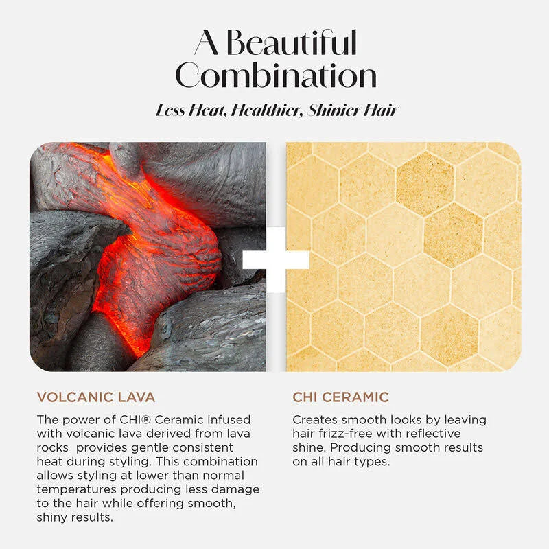 CHI Lava AirGlam Multistyler 3in1 Lockenstab & Glätteisen Haarstyler – Profi Stylinggerät