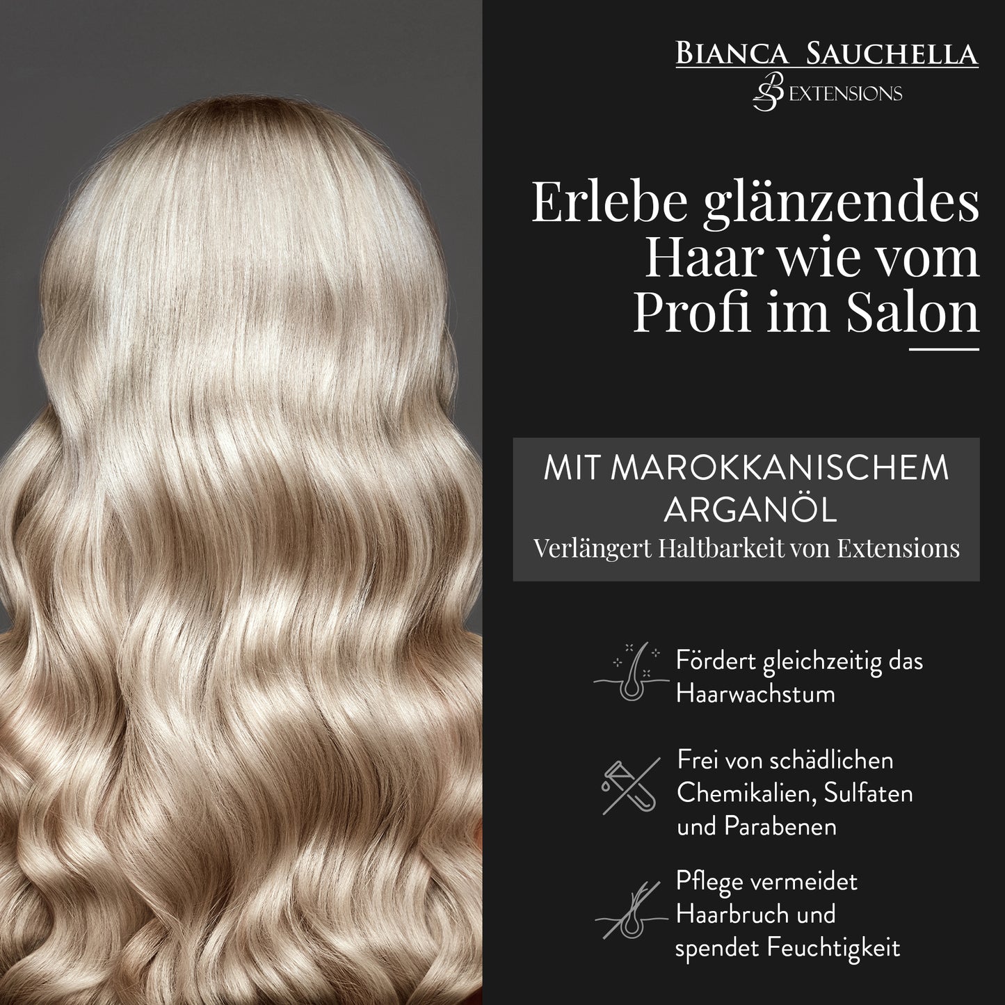Gesundes, langes Haar mit einem wunderbaren Glanz, dank Moroccanoil. Pflege ohne schädliche Parabene und Sulfate für die beste Haarqualität.